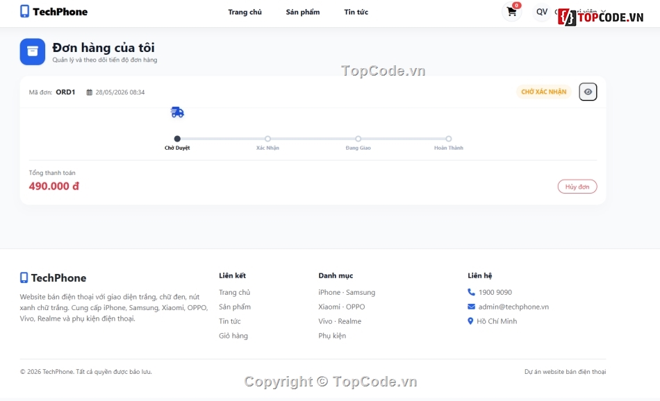 Web điện thoại,bán h,web bán điện thoại